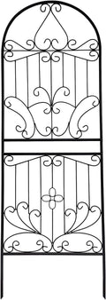 Trellis for Climbing Plants 70.8 H x 24.5 W Metal Iron Outdoor Wall Panel for Vines Flowers Elegant Garden Accent Decorative Structure 1 Pack