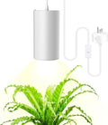 STERREN Pendant Grow Lights30W Full Spectrum Plant Light with On/Off Switch Auto Timer White Plug in Hanging Lights for Indoor Plants with 21 FT Height Adjustable Power Cord