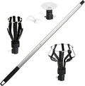 12 FT Light Bulb Changer for High Ceilings Light Bulb Pole Changer for High Ceilings Light Bulb Changer with Baskets and Suction Cup Light Bulb Removal Tool for Household