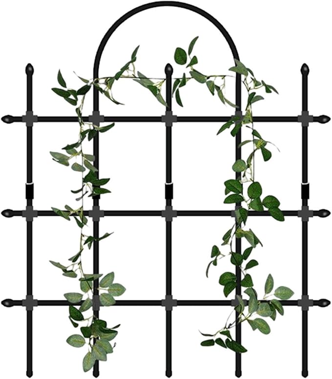 Garden Trellis And Tomato Cages Plant Supports Plant Trellis For Climbing Plants Indoor Outdoor Plant Cages For Flower Vegetable Vines Plant Trellis For Potted Plants(Color:WhiteSize:150cm/59)