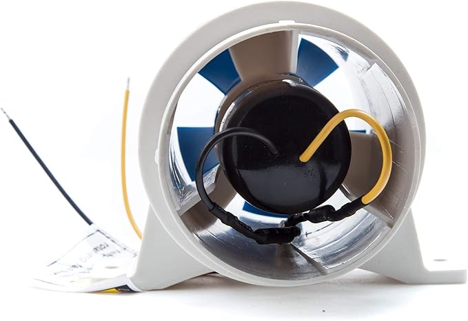 Rule in-line 140M Blower | for 3-Inch Interior Diameter Vent Hose | Corrosion and Water Resistant | 12 Volts