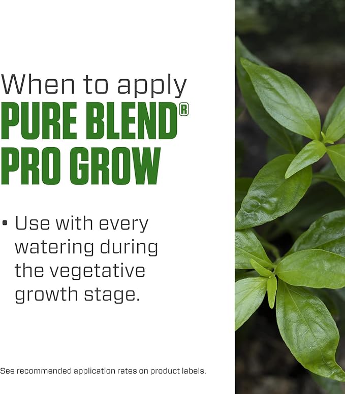 Botanicare Pure Blend Pro Grow Nutrient 3-2-4 1 qt.