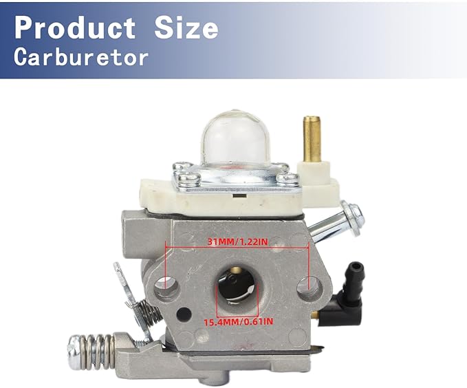 A021001881 Carburetor A021001882 for Echo PB-250 PB250 PB 250 Handheld Leaf Blower Replaces WTA-33 WTA-33-1 Carb with Air Filter Kit