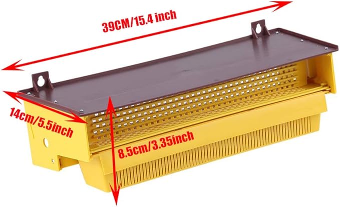 Beekeeping bee Pollen Trap for bee Hives 10 Frame Removable Ventilated Pollen Traps Collector Apiculture Accessory Tool Pollen Catcher Box