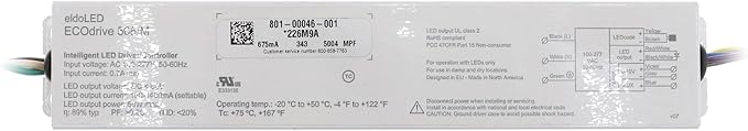 Ecodrive 566/M 675MA LIN ECOdrive AC 50W 0-10V+aux Constant Current 1x 55V Output226M9A