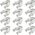 Cross-Connector (Purlin Bracket) for Greenhouse - Galvanized Steel (12 Pack w/Bolts) (1 3/8 x 1 3/8)