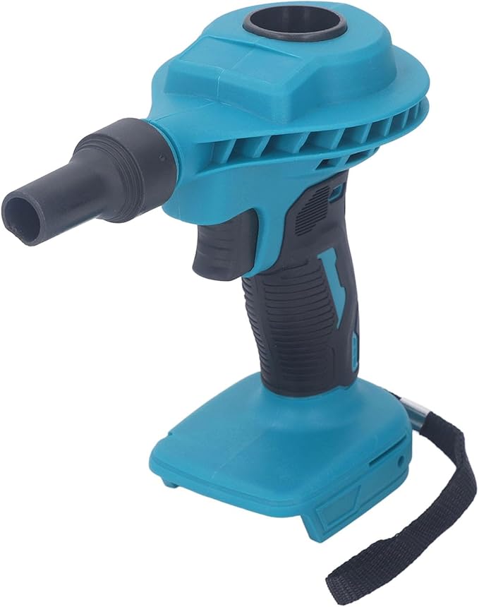 Leaf Blower Cordless 8 Level Wind Power Multi Purpose Rechargeable Small Blower Handheld Blowers with 2 Nozzles for Interface BL1830B-2 BL1850-2