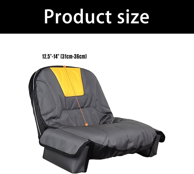 Practical Grass Grasscutter Seat Protect 600D University Fabric Includes Drink Pouches Meditative Security Features Elastic Bottom for Secure Appendage Grasscutter Addition