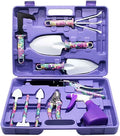 All-in-One Plant Care Gardening Tools Kits Garden Tools Set for Home Garden with Carrying Case 10 Pieces