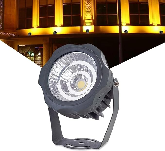 COB Floodlights - IP65 Outdoor Waterproof Spotlight COB Tree Lighting Lamp AC220V Rotation Landscape Spotlight LED Beam Lights for Villa Courtyard Lawn Lighting(Blue30W)