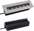 Buried Yard Lamp - Rectangular LED Recessed Spotlight IP67 Waterproof Outdoor Linear Lights for Corridors and Stair Steps