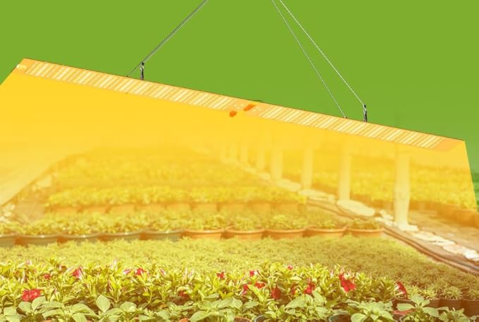 2PCS 400W LED Planting Light Using 2835 SMD for Indoor Plants. Full Spectrum Fit Versatile Plant Lights for Indoor Growing Needs Germination Support Seedling Raising Flowering Fruiting（624PCS LED）