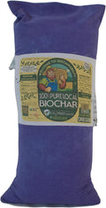 Premium Biochar Soil Amendment - Lab Tested - Upcycled Linen Bag - High Carbon Content 80% - Garden Lawns &amp Farm Ready - 5 Gallons
