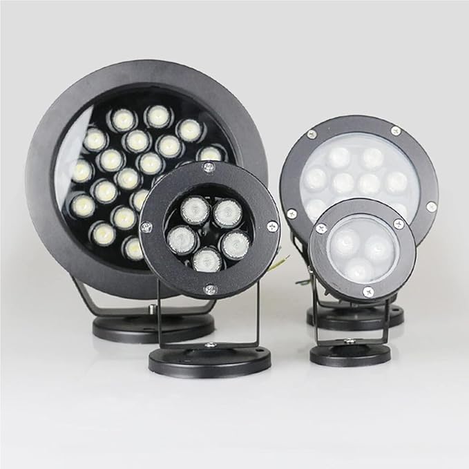 Outdoor Landscape Spotlights IP67 Waterproof Outdoor LED Spotlight - Spotlight Led Beam Light Long Distance Irradiation Narrow Beam Lamp AC 90-260V LED Outdoor Floodlig