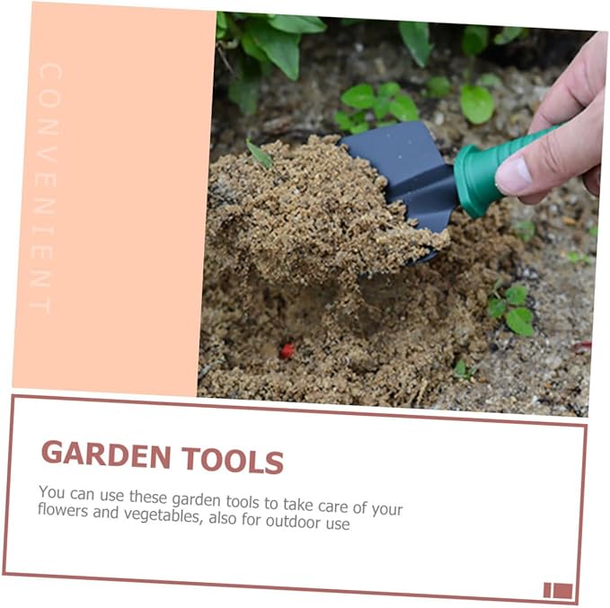5pcs Gardening Tool Set with Stainless Steel Shovels and Rake Portable Hand Tools for Flower Planting and Outdoor Gardening with Carrying Case