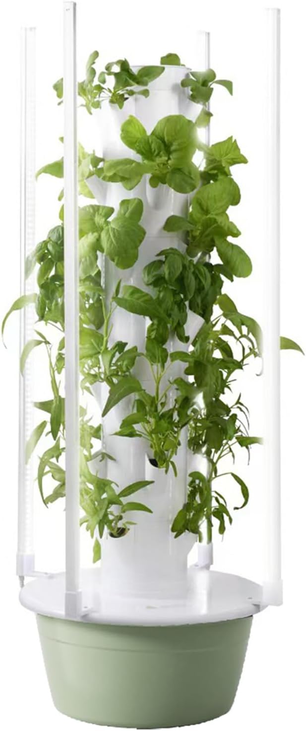 Hydroponics Tower Garden Growing Sys-TEM Indoor Hydroponics Growing System Tower Hydroponics Sys-TEM for Herbs and Vegetables 7thfloor