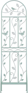 LTSRLL Extra Tall Garden Trellis Rust Proof Plant Screen Support with Base - Easy to Install - 4colors(Green200x50cm)
