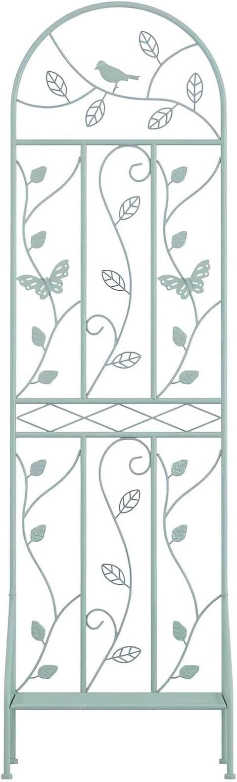LTSRLL Extra Tall Garden Trellis Rust Proof Plant Screen Support with Base - Easy to Install - 4colors(Green200x50cm)
