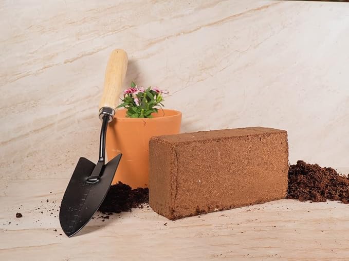 Coco Coir for Plants 2-Pack – 2.4 Gallons Compressed Coconut Coir Bricks 1.5 lb. Low EC pH Balanced Coco Peat for Indoor &amp Outdoor Gardening Potting Soil Indoor Plant Soil
