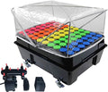HORTIPOTS Cloning Machine Aeroponic Cloner System 70 Site for Plant Cuttings Using 1.625 inch Neoprene Clone Inserts (1-5/8 inch)