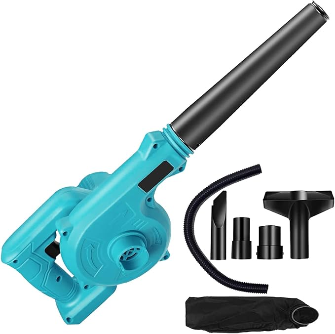 1500W 2 in 1 Cordless Air Blower &amp Vacuum Cleaner Electric Dust Computer Collector Power Tools