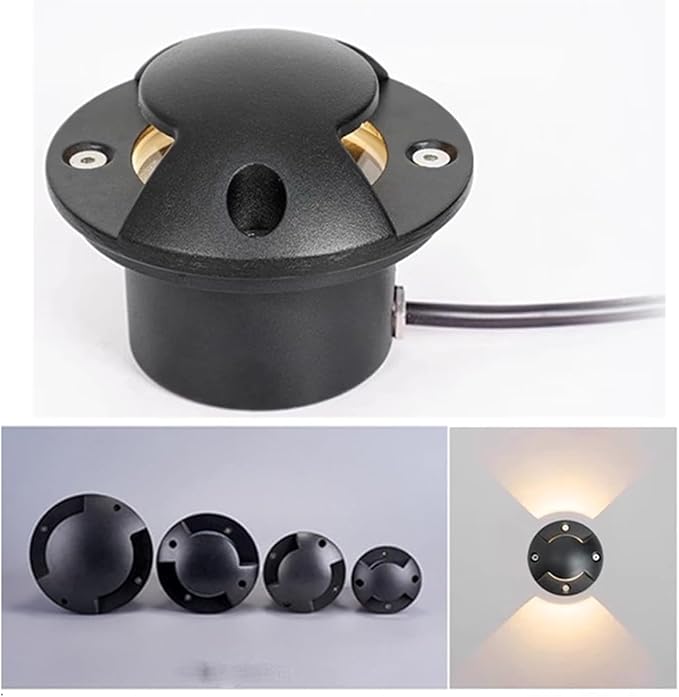 LED Beam Spotlight - Underground Light LED AC85-265V LEDs In Ground Lights 2 Sides Illuminated Outdoor Underground Light IP66 Waterproof Buried Lights(Warm White9w)