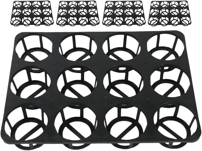 Operitacx 5pcs Nursery Pot Bracket Round Hole Germination Tray Racks Lightweight Planting Stand for Easy Storage Design for Pots for Gardening Enthusiasts