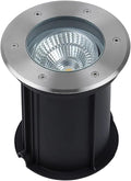 COB Outdoor LED Recessed Floor Spotlight Adjustable IP67 Waterproof In-Ground Lamp for Trees Walls and Facades (12V Warm White 20W / 24V White 3W)