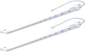 Active Grow Mushroom LED Grow Light – 4FT Blue Sun Spectrum Strip Light – 2-Pack 24W IP65 Waterproof 120-277V Daisy Chain Ideal for Oyster Shiitake Lion’s Mane