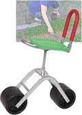 Garden Cart Gardening Workseat with Wheels Rolling Stool with Adjustable 360° Swivel Seatfor Patio(Green)