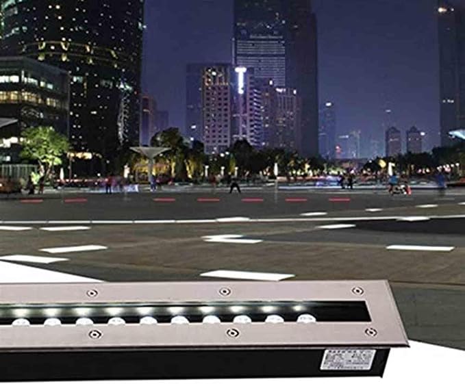 Rectangle Buried Lights - Energy Saving Underground Light LED AC85-265VOutdoor Buried Lights Ground LED Landscape Light Outdoor Recessed Spotlight Outdoor Floor Lamp(Warm white light5W)