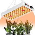 800W Full Spectrum LED Grow Plant Light AC100-277V Dimmable Planting Fill Lamp 110V Greenhouse Tent Hydroponic Flower Vegs Succulent Potted Fruit Seeds UV/IR Cultivation Lighting with Hook US Plug