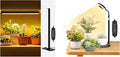Grow Lights for Indoor Plants20W 169 LED Full Spectrum with Timer Hanging Plant Growing Light with Dimmable On/Off Switch16.8in Height Standing Vertical Lamp for Seed Starting Growth