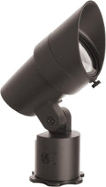 WAC Landscape Lighting LED 12V Medium Size Accent Light with Adjustable Beam Angle and Integral Brightness Control 50-1300 Lumens 3000K Warm White Built-in LED in Bronze