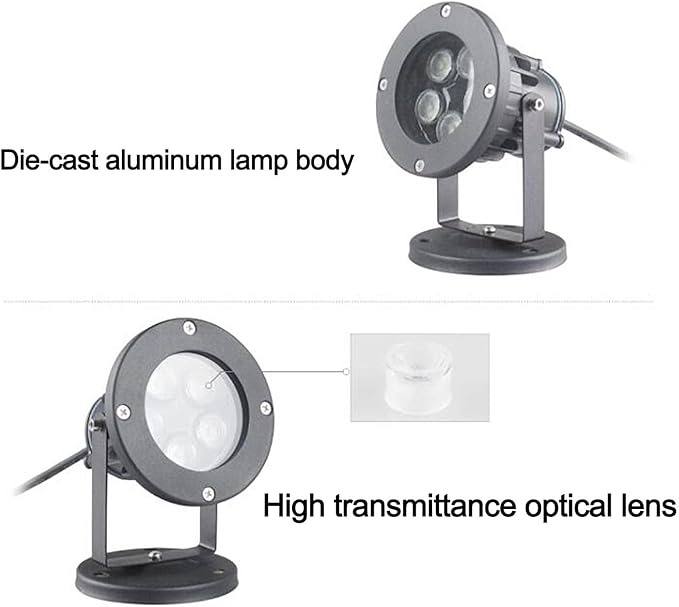 Outdoor Landscape Spotlights LED Spotlight - Led Beam Light AC 90-260 V LED Outdoor Floodlight IP67 Outdoor Waterproof Surface-Mounted Spotlight Spotlight Landscape Pr