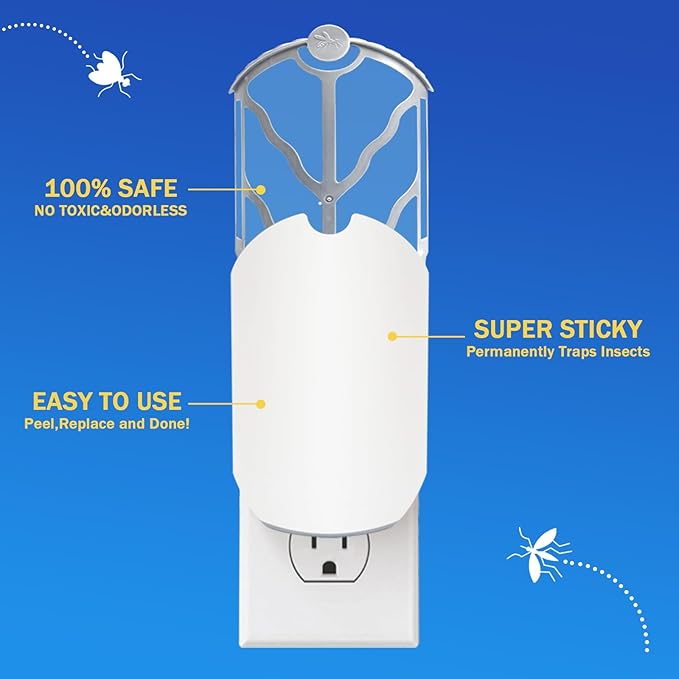 BAIMNOCM 40 Pack Cartridge Refill Compatible with Flying Insect Trap Refill M364 M364A and Max Indoor Use