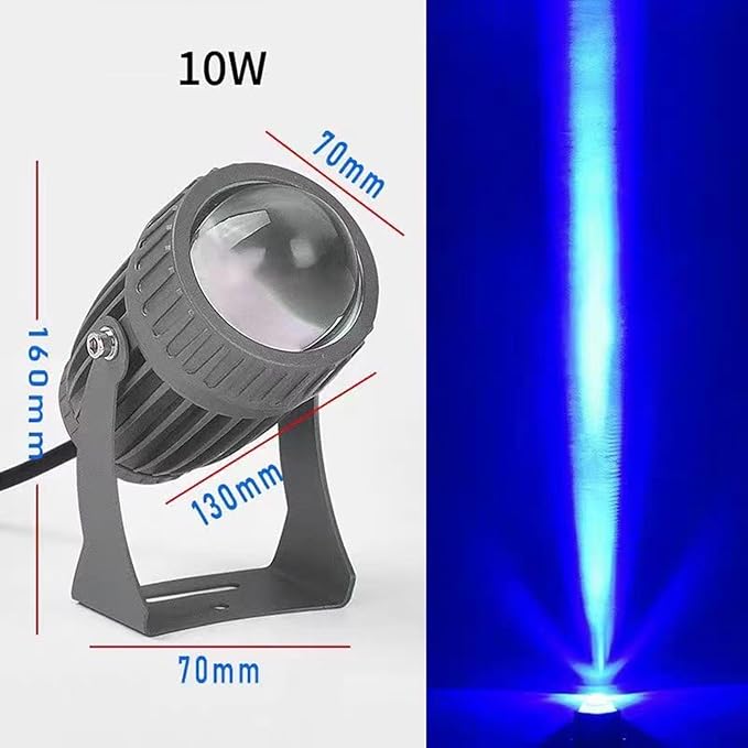 LED Single Beam Spotlight COB Narrow Beam Floodlight 180° Rotatable IP65 Waterproof Spot Light AC85-265V for Garden Hotel Exterior Wall Decor Landscape Lighting