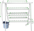 Hydroponic Tower Growing Sytem 72 Sites 8 Pipes Hydroponic Grow Kit Garden Planting Equipment Nft Soilless Balcony Indoor Greenhouse Tool Lettuce Strawberry Easy to Install and Operate-//