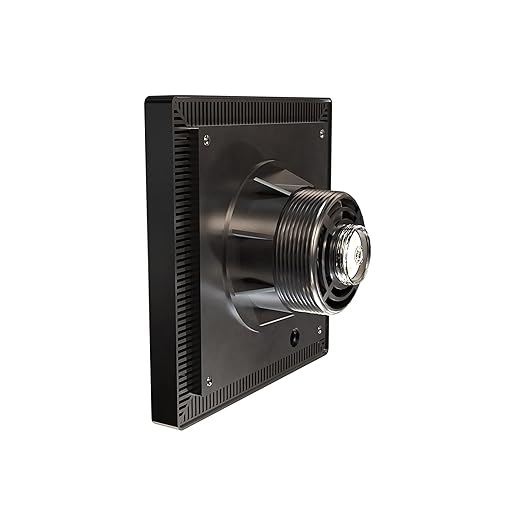 Quietcool UTF-SLR-04-L Solar Shed Fan with Light - Perfect for Backyard Sheds - Solar Powered - 3.5 Watt Solar Panel - No Wiring Required