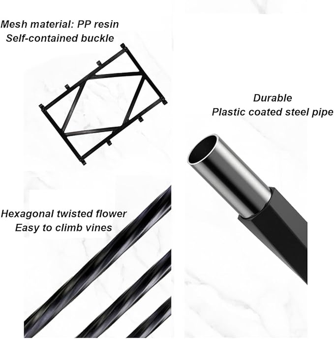 Foldable Metal Garden Trellis Potted Plant Climbing Support 59/70.9/86.6 High Garden Fence Green/White/Black for Gardens Greenhouse Yard (Color : Green Size : 60x180cm/23.6x70.9in)