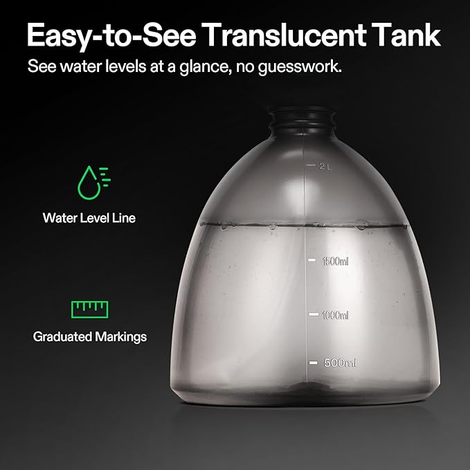 VIVOSUN Battery Powered Sprayer 0.5Gallon Electric Spray Bottle USB Rechargeable Automatic Water Pump Plant Mister with Adjustable Pressure Easy to Refill 2.2 Ah Battery