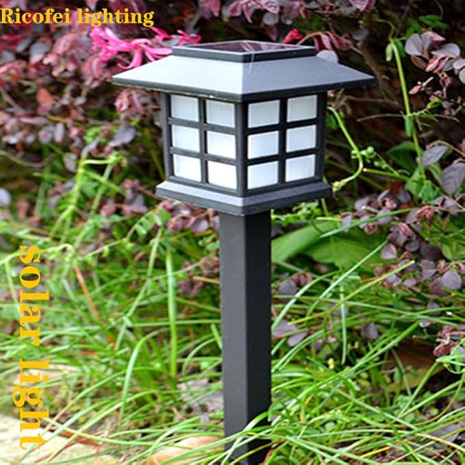 Solar Landscape Spotlights Garden Outdoor Motion Sensor Sensor Waterproof Pathway Light Wall Lamp Patio Lawn Walkway Decor (2PCS Warm)
