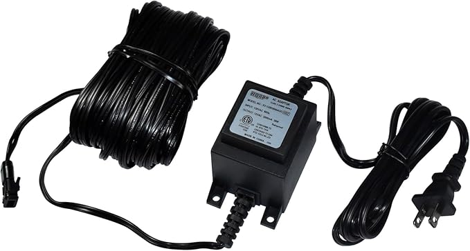 HQRP 50 Ft Power Cord Compatible with Mosquito Magnet MM120001 Defender Patriot Liberty Traps AC Adapter 120001 ETL Listed