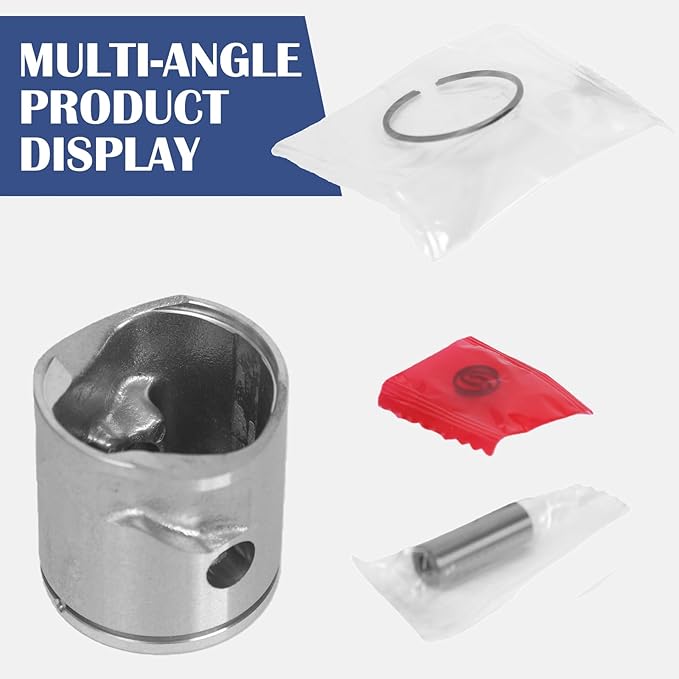 Piston Kit Replacement for Stihl OEM FS38 FS40 FS50 FS55 FS56 KM56 4144-030-2002