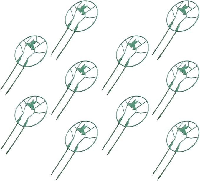 10Pack Garden Trellis for Potted Plants-Plastic Climbing Plant Support Trellis
