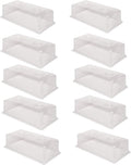 SUNPACK Sundome Plastic Multi-Vented Humidity Dome Clear 7 (Pack of 10) - Ideal for Greenhouses or Indoor Growing Able to Adjust Humidity with Vents