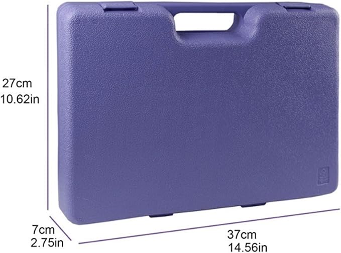 Garden Tools Set 10 Pieces Gardening Tools Garden Hand Tools with Purple Floral Print Ergonomic Handle &amp Carrying Case (Color : Blue)
