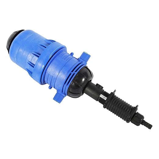 0.4-4% Fertilizer Injector for Drip Irrigation Adjustable Dosing Pump Water Powered Liquid Dosing Pump Liquid Dispenser for Garden Greenhouse Irrigation Farm （ 2.84-42.67psi）