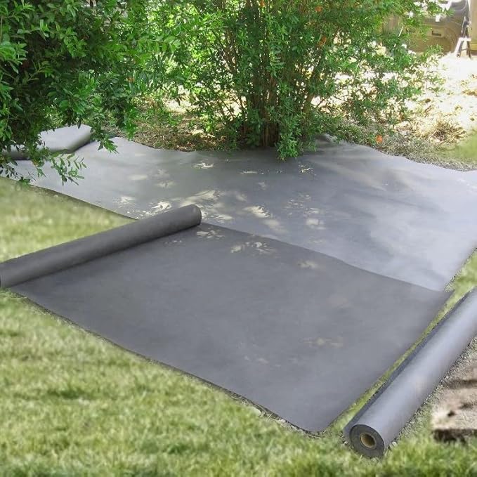 Agfabric Non-Woven Weed Barrier 4x50ft Landscape Fabric Ground CoverHeavy-Duty Weed Block for Gardening MatErosion ControlWeed Control