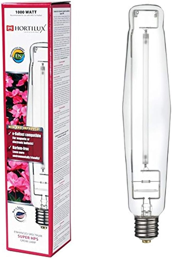 Hortilux Super HPS (High Pressure Sodium) Enhanced Spectrum Lamp 1000W